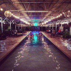 Photo by christencc, caption reads: Greenhouse swimming pool