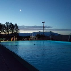 Photo by sanddunesrecreation, caption reads: 5am photo by John Hussey. Amazing shot of our big pool! #sanddunesrecreation #earlymorningshot #oasis #hotsprings #colorado #sanluisvalley #visitalamosa