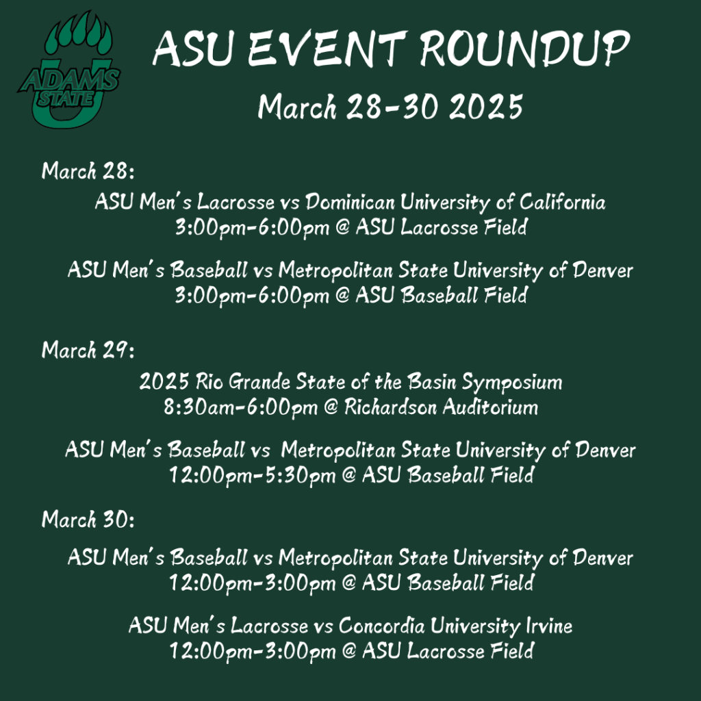 ASU Event Roundup